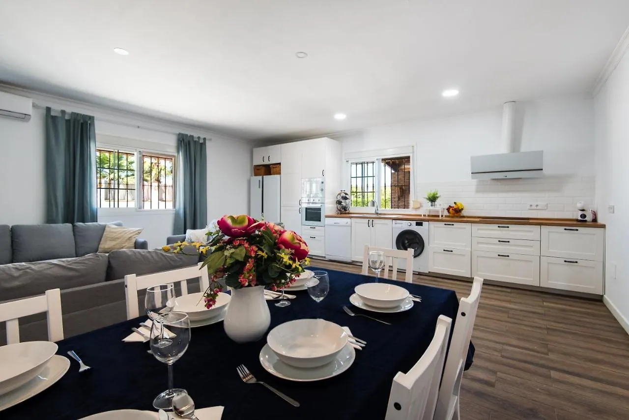 Villa Palm Trees Of The Sun With Pool & Barbecue Pets Friendly-Ven Con Tu Mascota Cartama